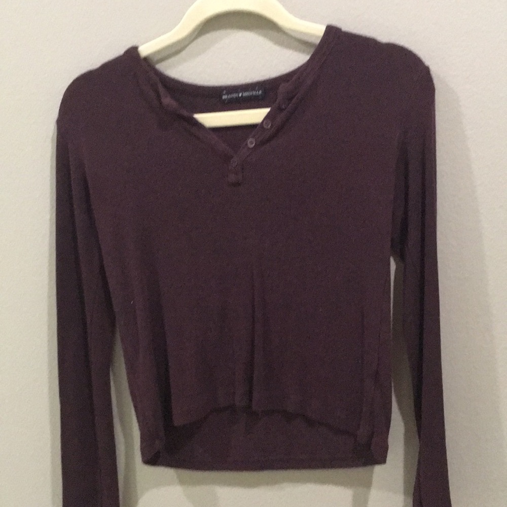 Burgundy light weight sweater